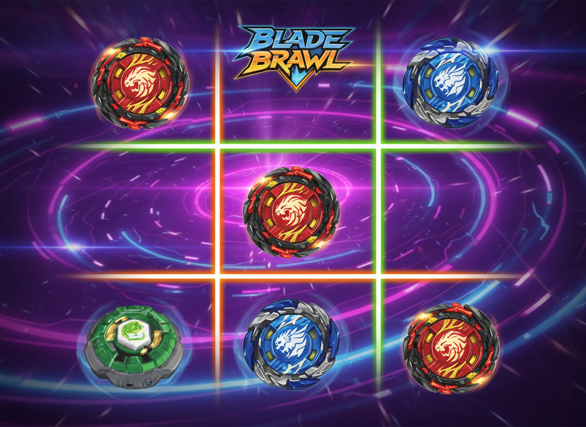 Beyblade Tic Tac Toe