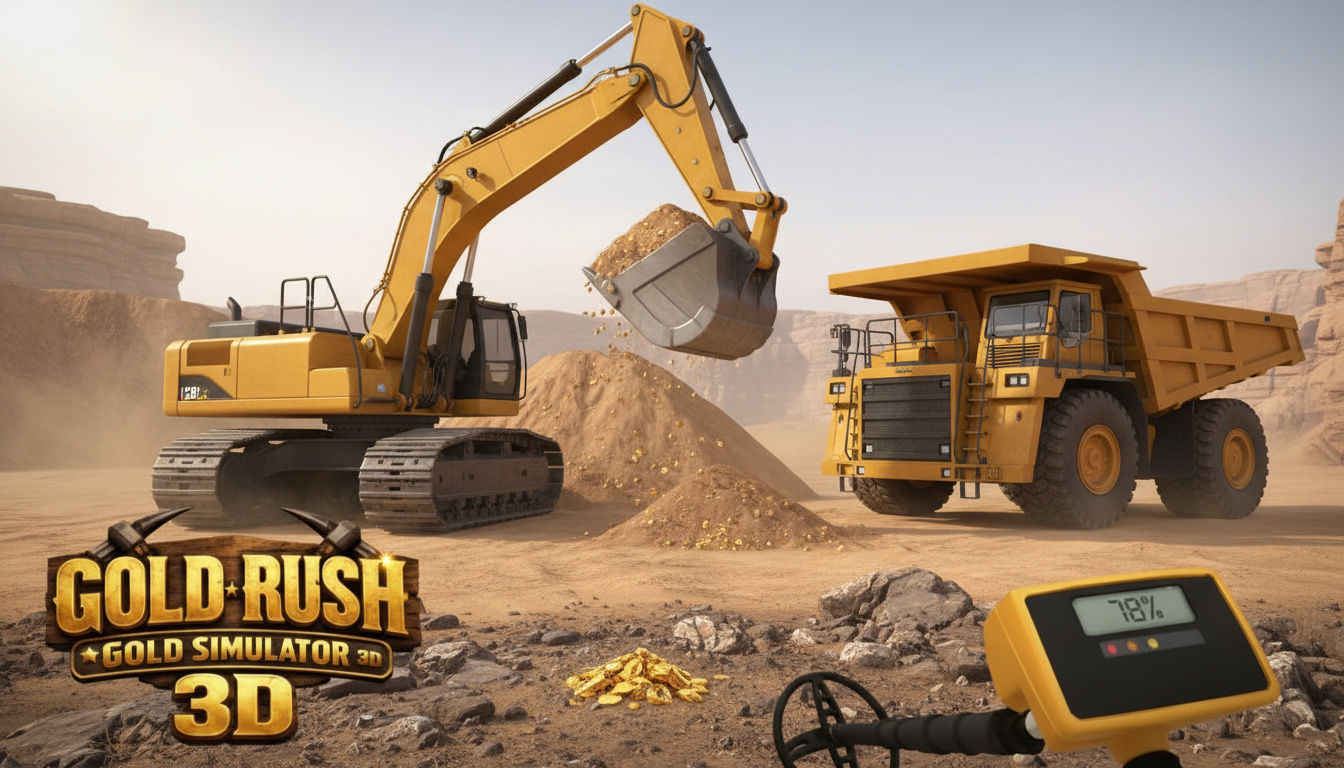 Gold Rush: Gold Simulator 3D