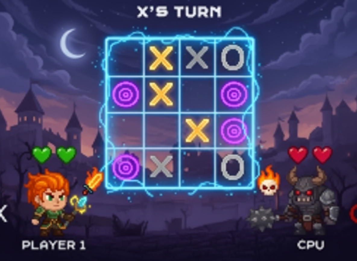 Tic Tac Toe Galaxy Battle